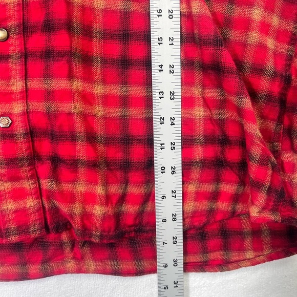 Ariat Heber Retro Fit Pearl Snap Button Shirt Mens XXL Plaid Farm Ranch 1726 - Picture 5 of 7
